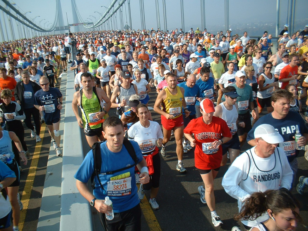 זינוק מרתון ניו יורק בשנת 2003