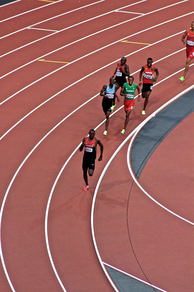 דיויד רודישה מוביל בגמר ריצת 800 מטר במשחקי לונדון 2012