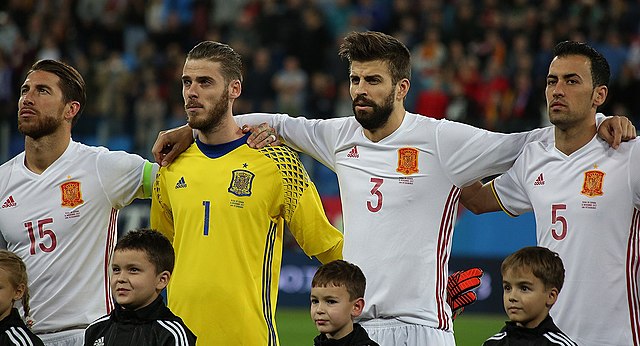שחקני נבחרת ספרד בכדורגל 2017
