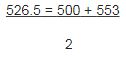 הציון המשולב הוא: 527  ניתן לחשב את הציון המשולב בעזרת המחשבון.